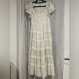 Sheer Doen Ruffled Dress